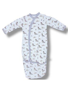 Kyte Baby Bamboo OG Snap Retired Twilight Print Bundler Layette Sack Gown 0-3m